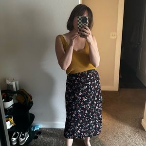 Madewell Midi Skirt - Floral Print